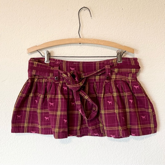 PINK Victoria's Secret Dresses & Skirts - Vintage Y2K 2000s old school VS PINK plaid school girl mini skirt